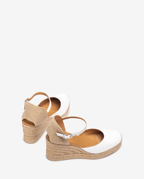 unisa Alpargata pala-talón en piel Rebajas top