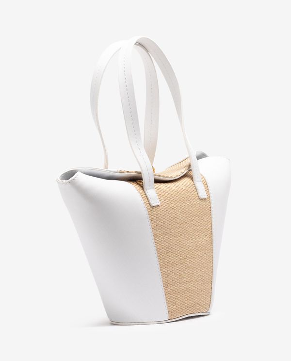 unisa Bolso pequeño de piel y rafia Envío gratis