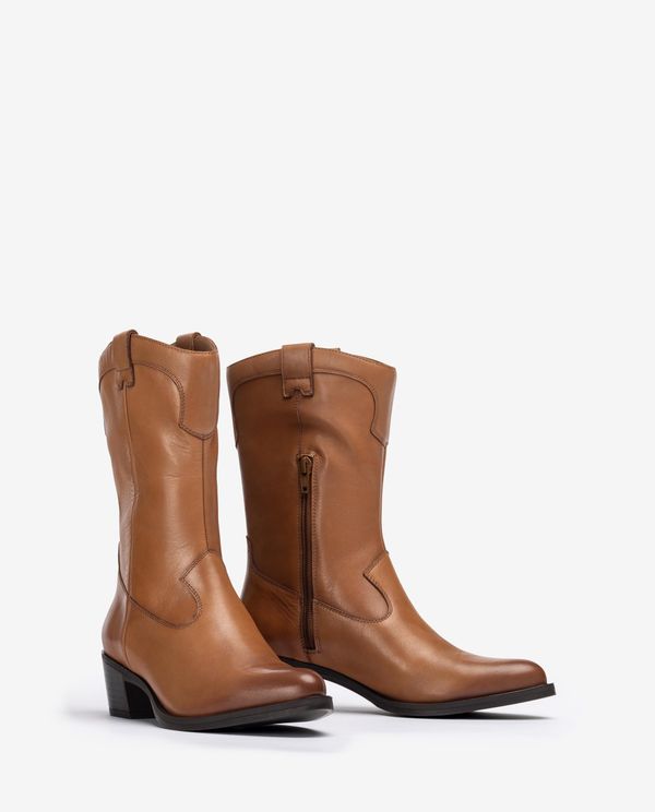unisa Bota cowboy de media caña Precio ultrabajo