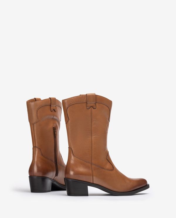 unisa Bota cowboy de media caña Precio ultrabajo