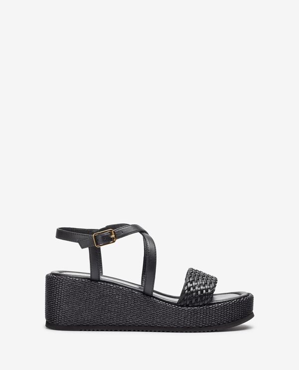 unisa Sandalia de piel con bloque Rebajas top