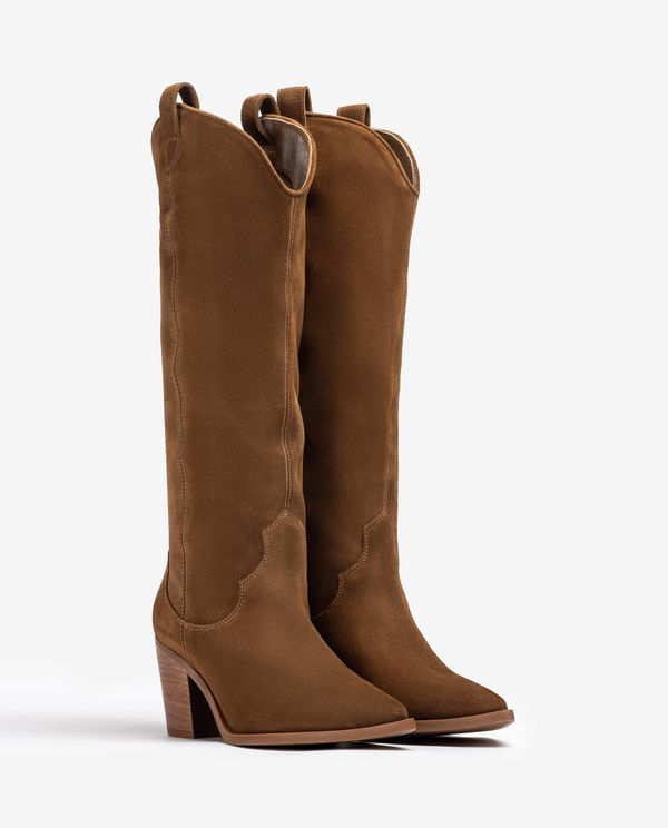 unisa Bota cowboy de caña ancha Tienda de fábrica