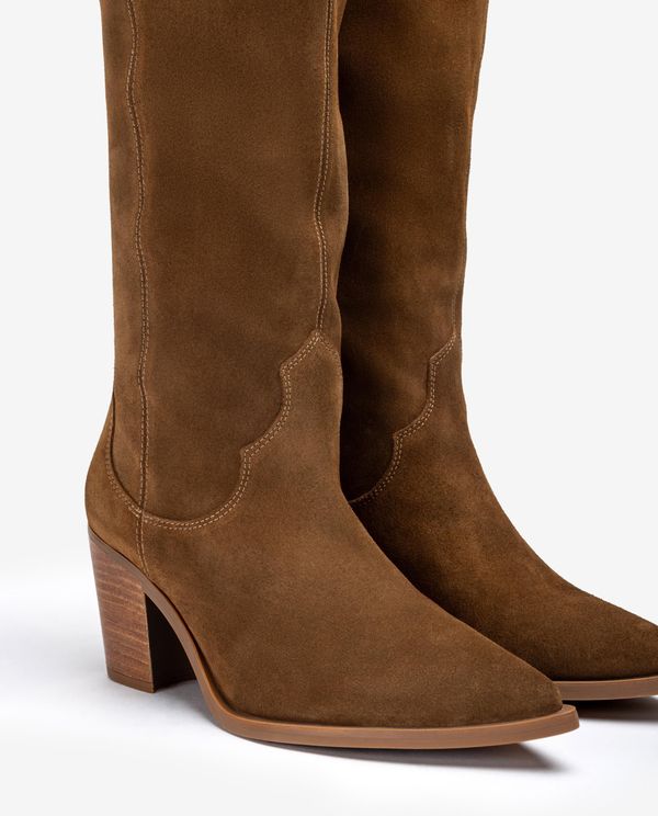 unisa Bota cowboy de caña ancha Tienda de fábrica