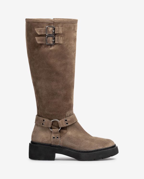 unisa Bota SuperLight motera de ante
