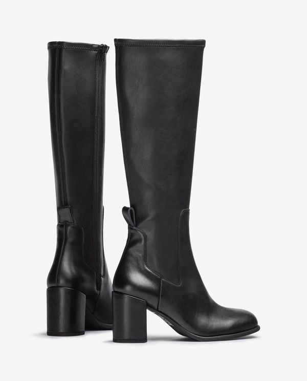 unisa Bota de caña alta con tacón ancho Mejor oferta