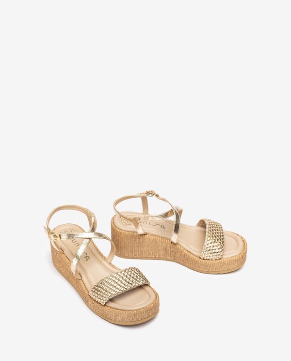 unisa Sandalia metalizada con bloque Oferta exclusiva