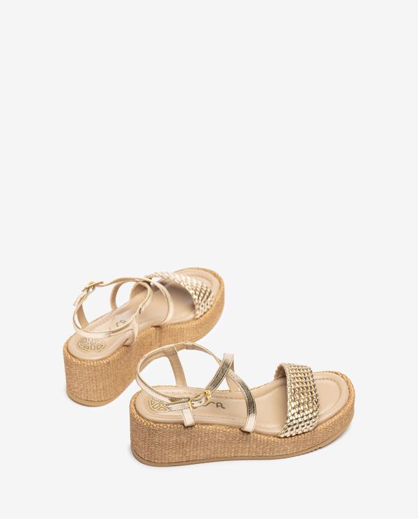 unisa Sandalia metalizada con bloque Oferta exclusiva