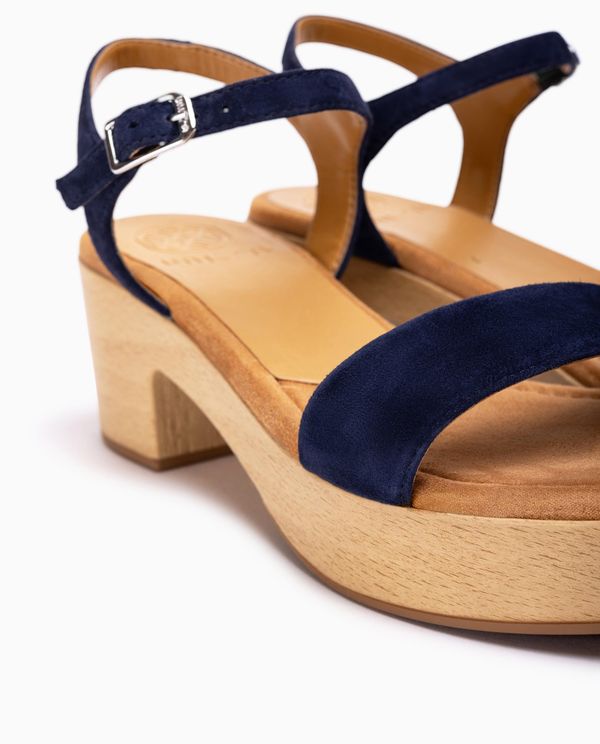 unisa Sandalia bloque efecto madera Descuento