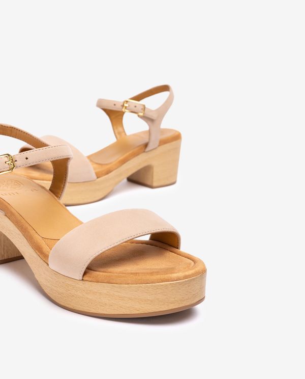 unisa Sandalia bloque efecto madera Tienda