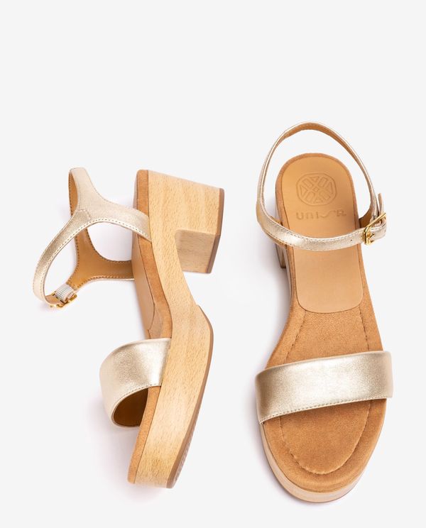 unisa Sandalia bloque efecto madera COMPRAR AHORA