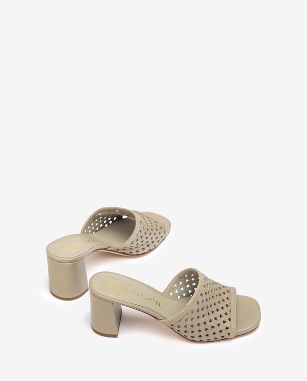 unisa Sandalia de pala ancha con picados En oferta