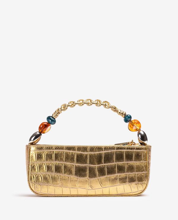 unisa Bolso de mano con asa trenzada y adorno Gran oferta
