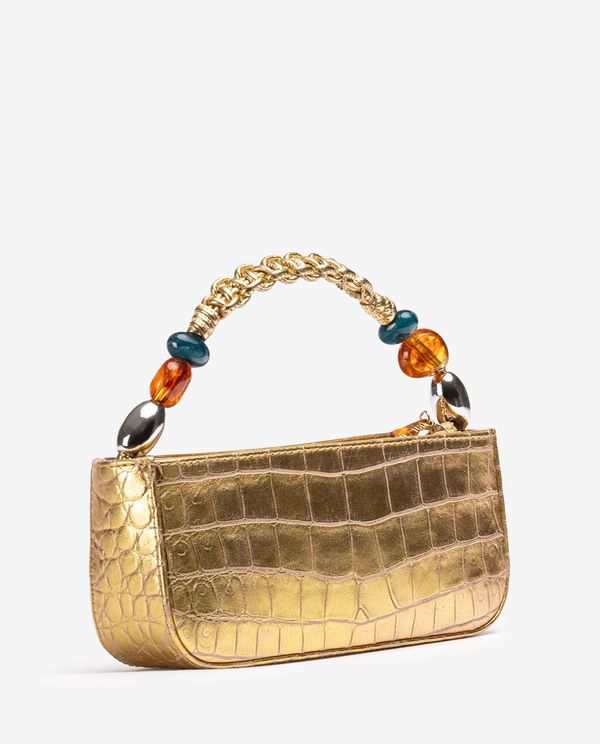unisa Bolso de mano con asa trenzada y adorno Gran oferta