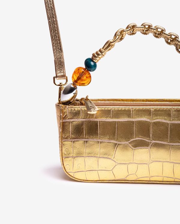 unisa Bolso de mano con asa trenzada y adorno Gran oferta