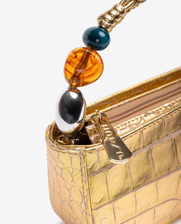 unisa Bolso de mano con asa trenzada y adorno Gran oferta