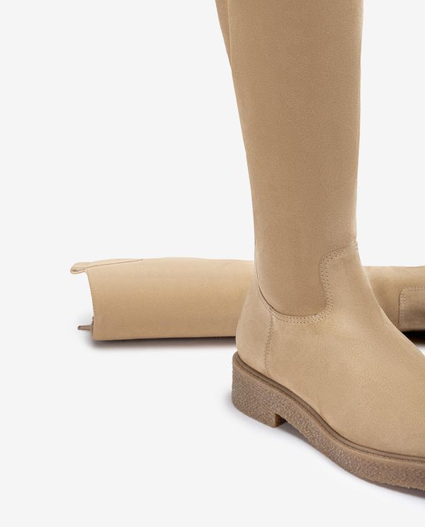 unisa Bota de caña alta y suela de goma Rebajas