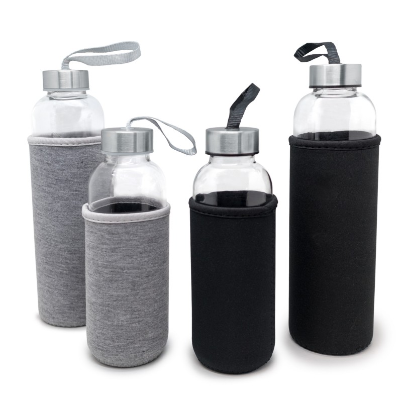 vin bouquet Botella Cristal Funda Neopreno 400 ml Negro Envío internacional gratuito