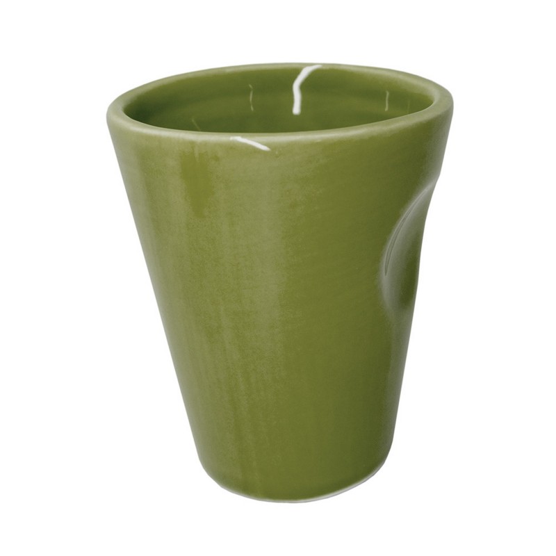 vin bouquet Taza de porcelana para expreso color verde