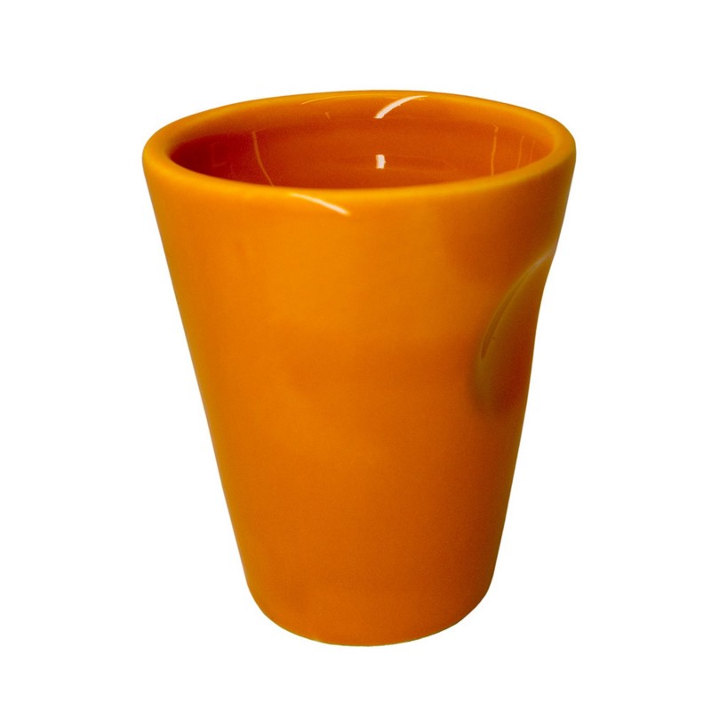 vin bouquet Taza de porcelana para expreso color naranja