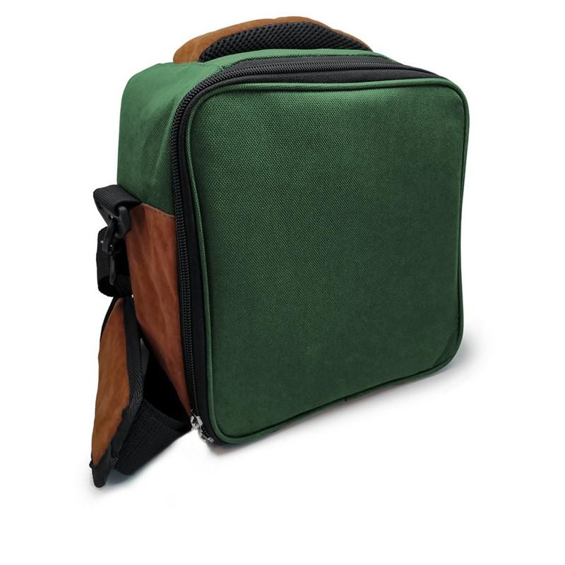 vin bouquet Bolsa térmica verde con 2 herméticos