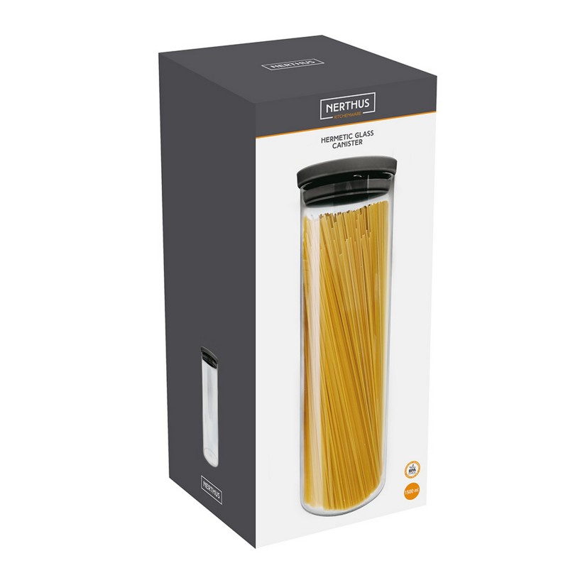 vin bouquet Recipiente Hermético de Cristal 1500 ml Última moda