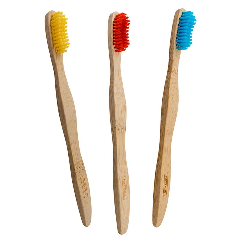 vin bouquet Set de 3 cepillos de dientes bambú Rebajas online