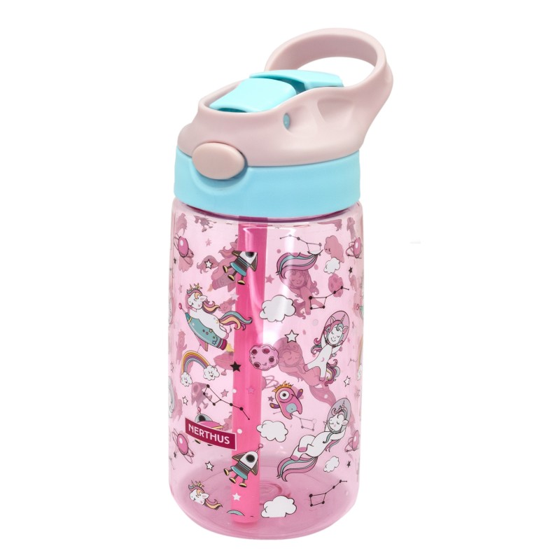 vin bouquet Botella kids tritan unicornios