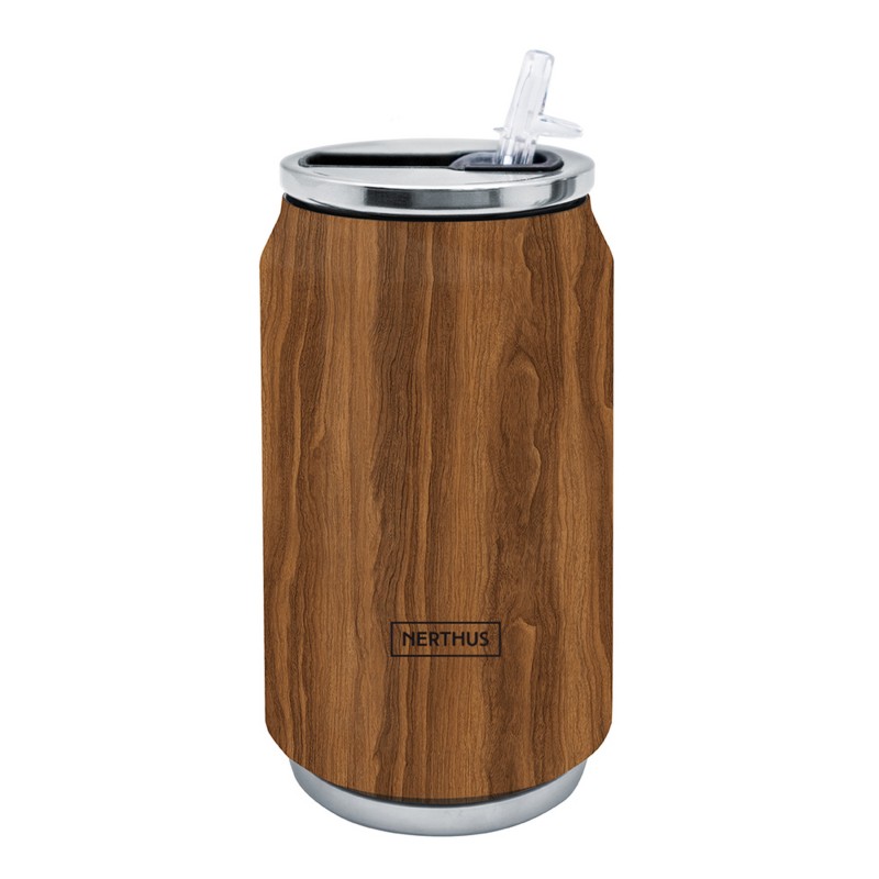 vin bouquet Lata isotérmica color MADERA 330ml doble pared Promoción trimestral
