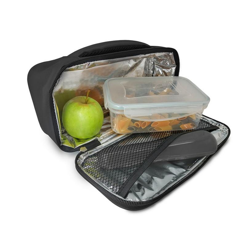 vin bouquet Bolsa térmica porta alimentos negra Simple Negro Superdescuento