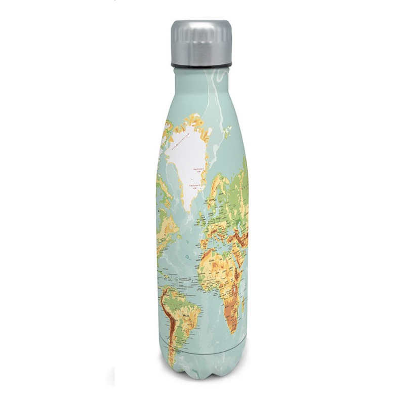 vin bouquet Botella de doble pared de acero inoxidable - 500 ml Mapa En oferta