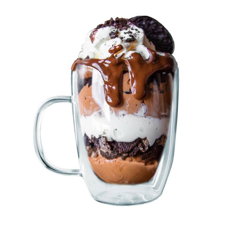 vin bouquet Taza de Cristal de Doble Pared Ofertas especiales