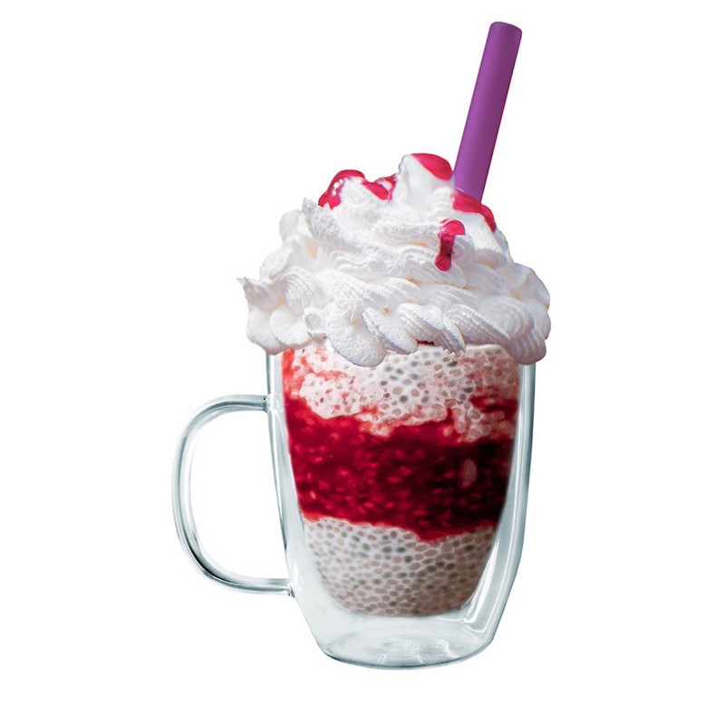 vin bouquet Taza de Cristal de Doble Pared Ofertas especiales
