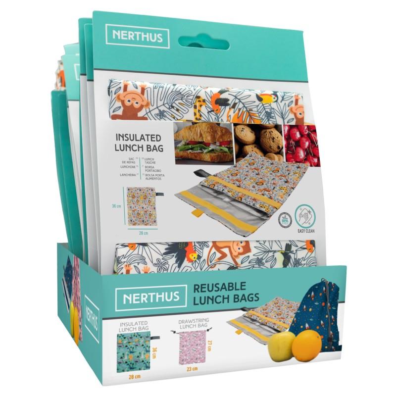 vin bouquet Bolsa isotérmica reutilizable para el almuerzo merienda sandwich porta bocadillo Leones 2025