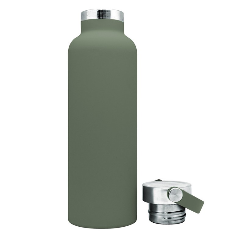 vin bouquet Botella Sport VERDE militar 750ml doble pared Ventas relámpago