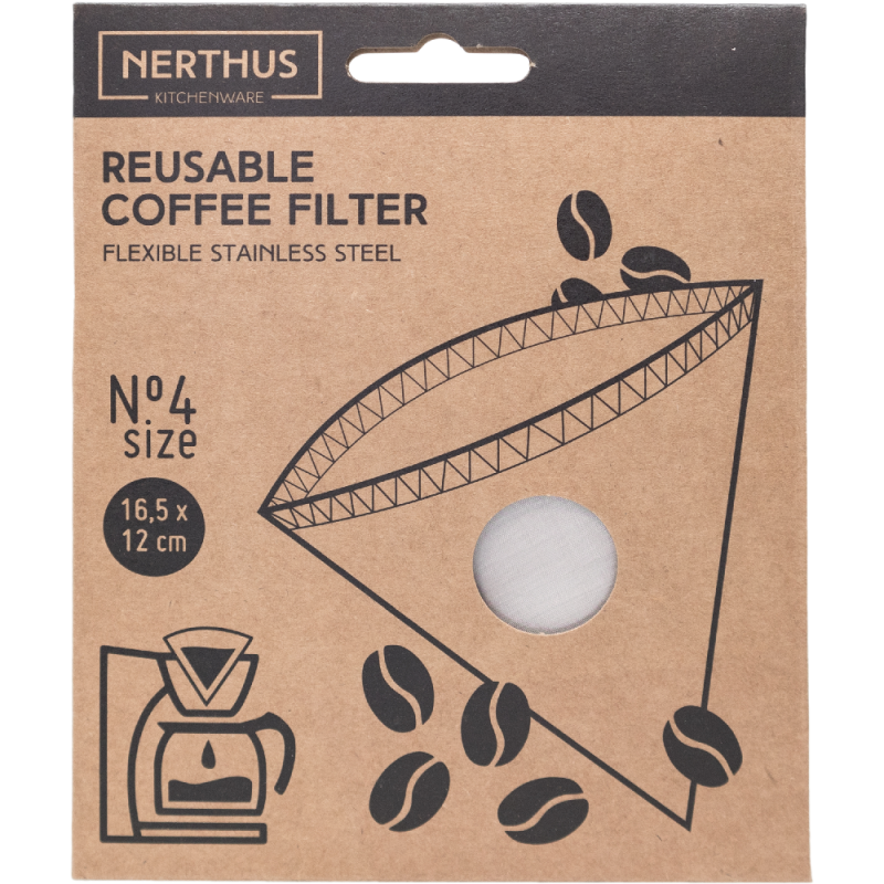 vin bouquet Filtro de Cafetera de Goteo de Acero Inoxidable Talla 4 Disfruta de un Café Sostenible con Nuestro Filtro Reutilizable Inox ÚLTIMAS EDICIONES