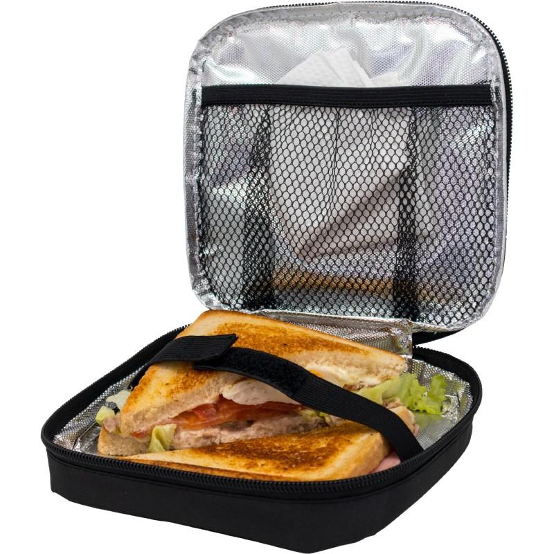 vin bouquet Bolsa isotérmica para Sandwich Reutilizable Ecológica Adaptable fácil de Limpiar Negro Precio de fábrica
