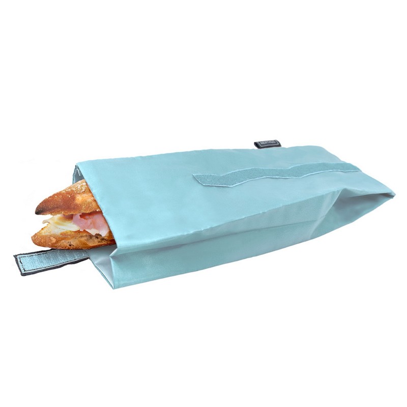 vin bouquet Bolsa reutilizable para bocadillo azul pastel