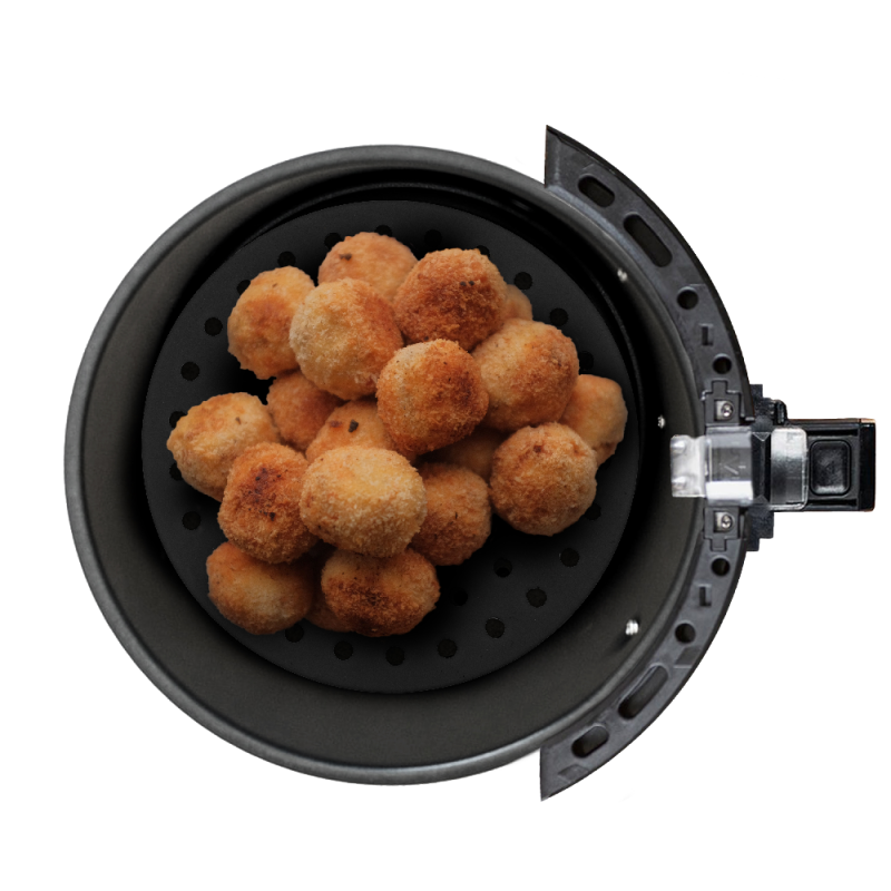 vin bouquet Bandeja Base Redonda Perforada Reutilizable de Silicona para Freidora de Aire Grandes descuentos