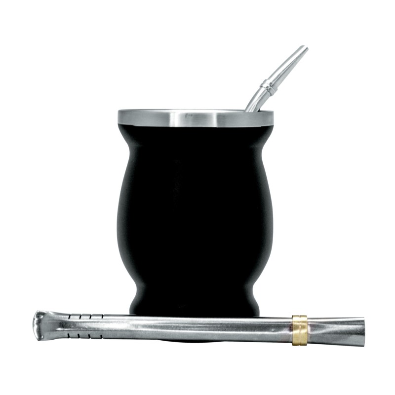 vin bouquet Kit de Mate con Vaso de Doble Pared de Acero Inoxidable de 250 ml Liquidación