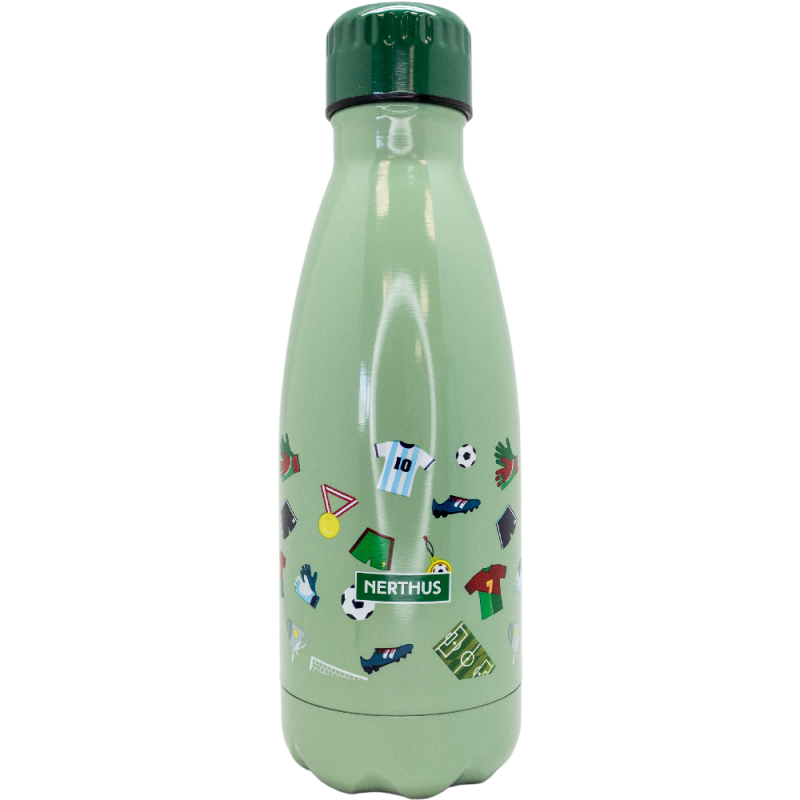 vin bouquet Botella de doble pared de acero inoxidable 350 ml Estilo y Funcionalidad Futbol