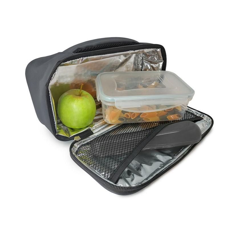 vin bouquet Bolsa térmica porta alimentos gris Simple Gris En oferta