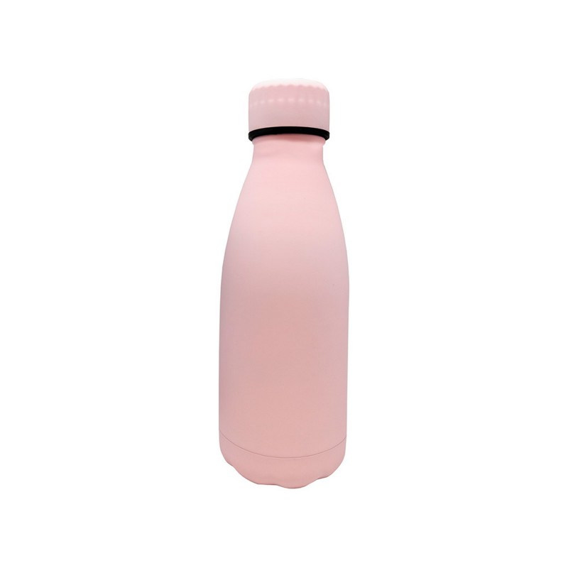 vin bouquet Botellas Doble Pared Acero Inoxidable Rosa Pastel 350 ml