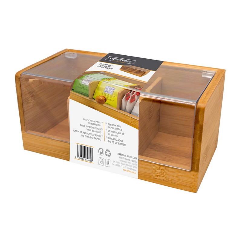 vin bouquet Caja organizadora de bolsitas de Té 3 departamentos Mejor oferta