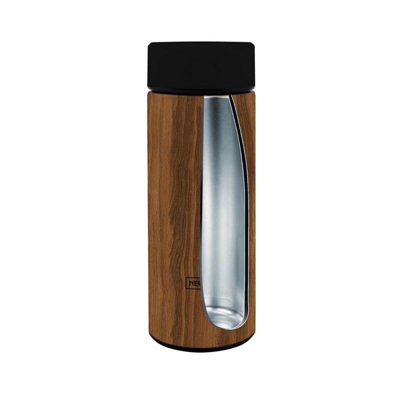 vin bouquet Termo té DOBLE PARED acero 300 ml madera Oferta especial