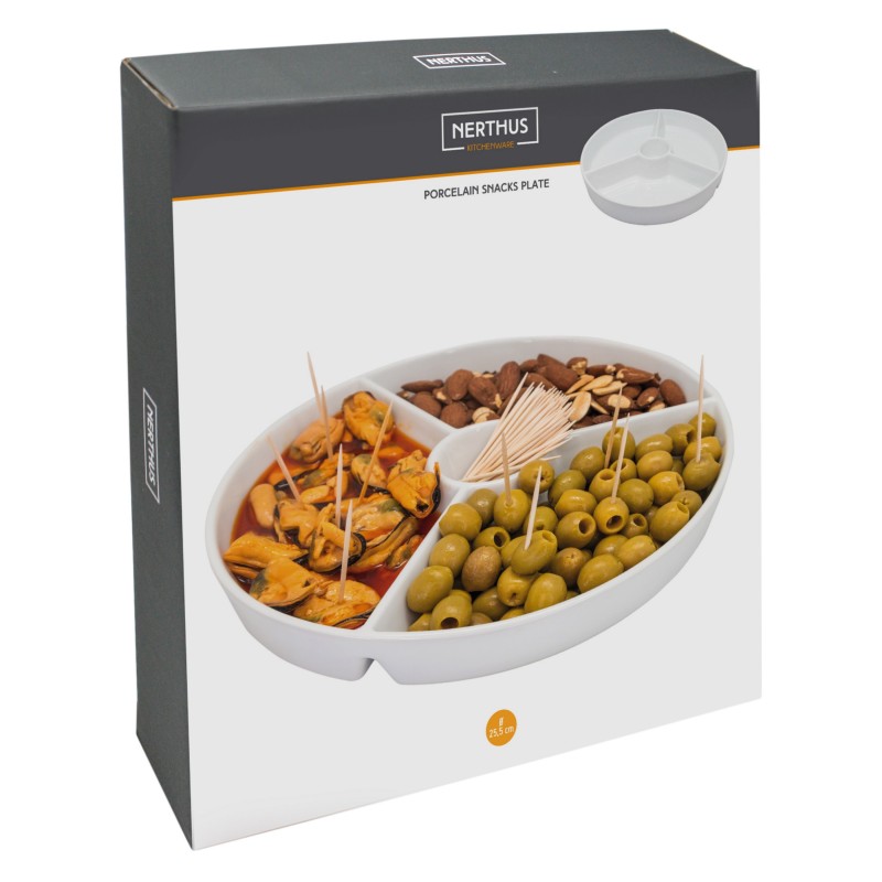 vin bouquet Plato snacks redondo 25 5x25 5 cm En línea