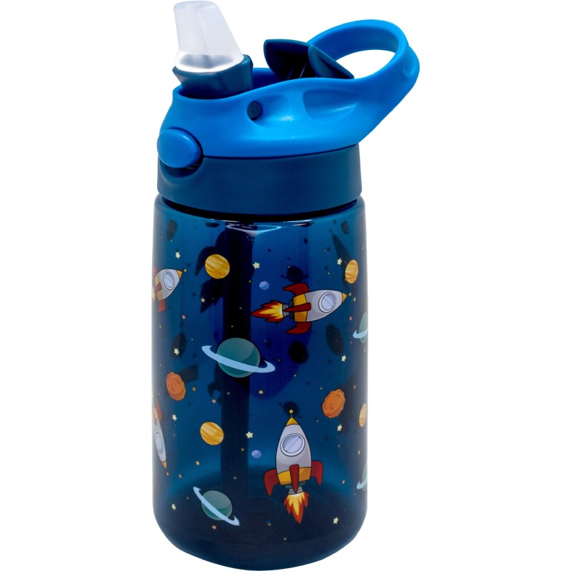 vin bouquet Botella Tritan Infantil Reutilizable Libre de BPA Boquilla plegable Ergonómica Resistente Duradera Ligera
