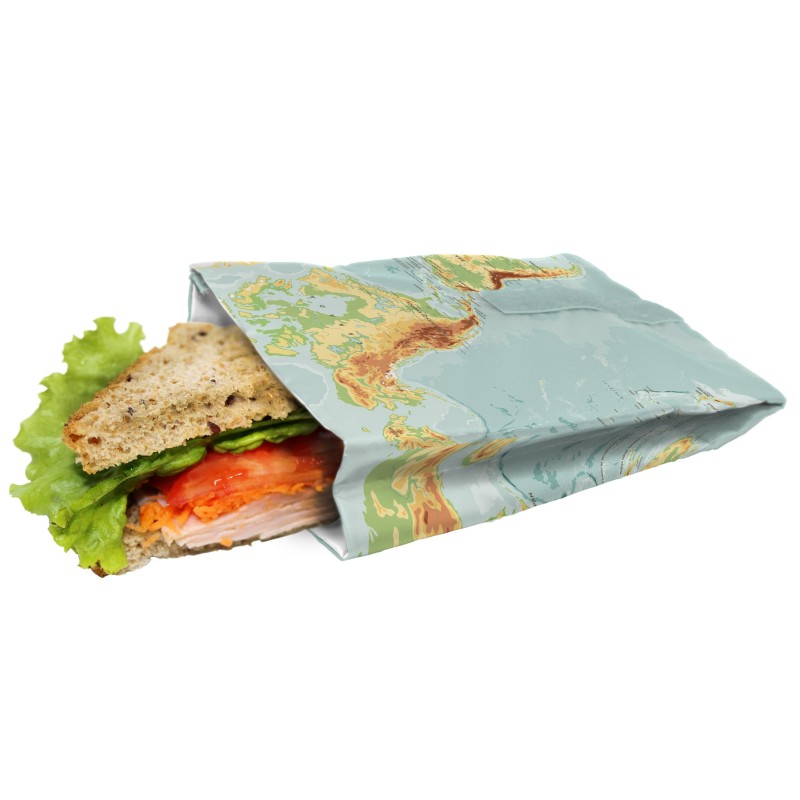 vin bouquet Bolsa sandwich mapa