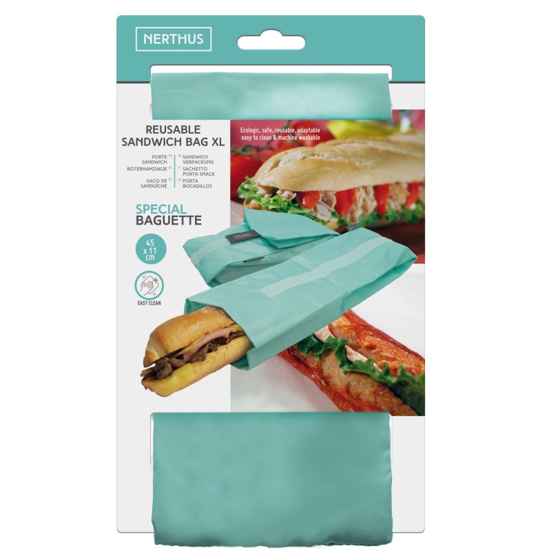vin bouquet Porta bocadillo baguette turquesa Descuento por venta flash