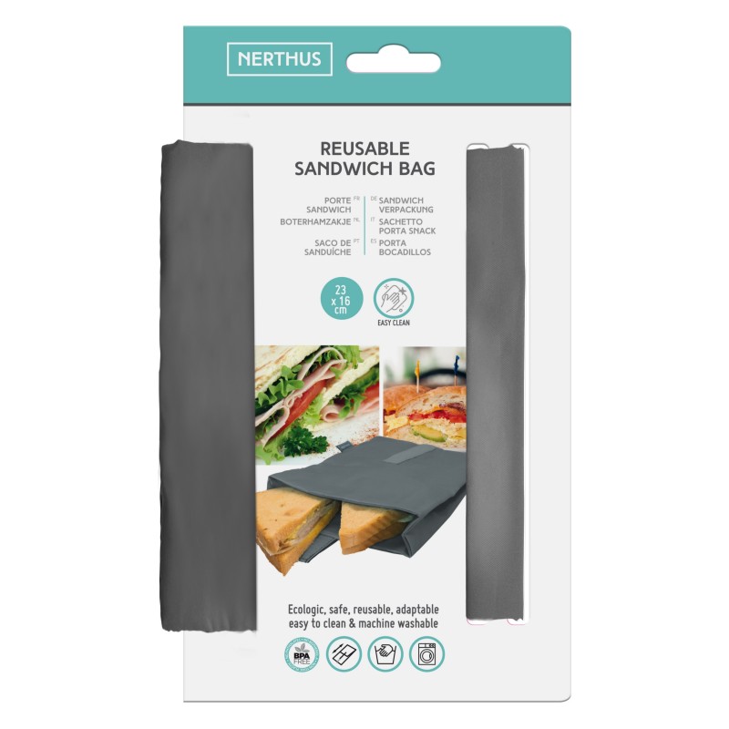 vin bouquet Porta sandwich xl gris Los más vendidos