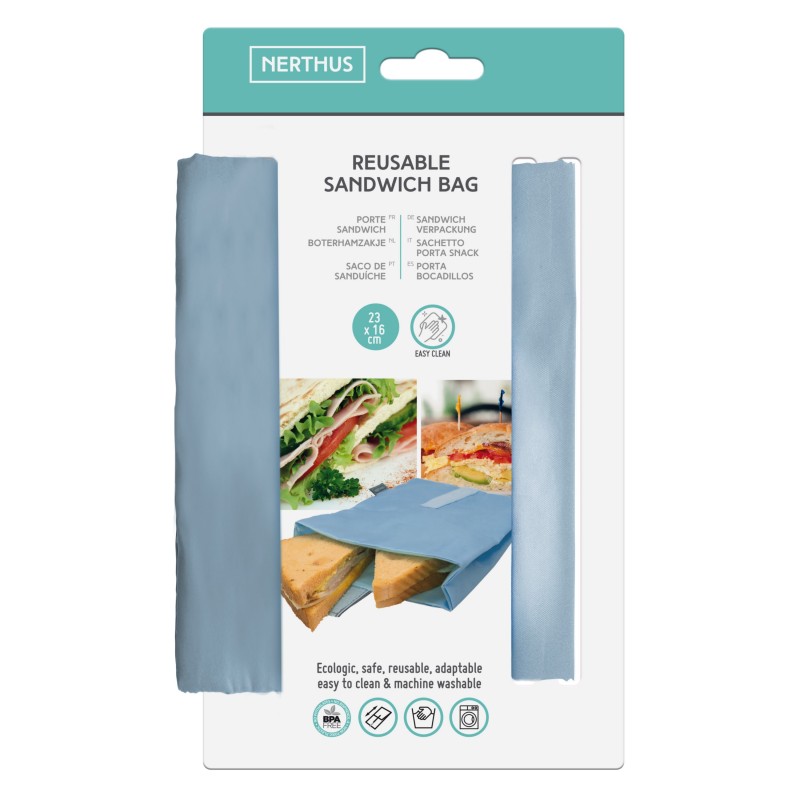 vin bouquet Porta sandwich xl azul Ventas relámpago